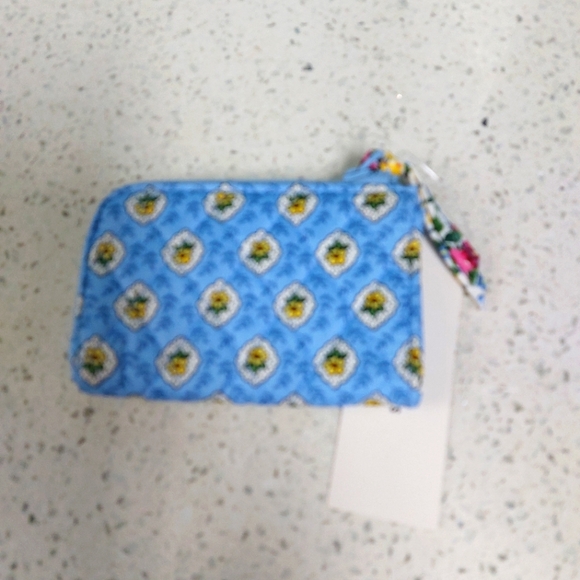 Vera Bradley Heritage Collection Elizabeth Blue Coin Purse NWT - Picture 1 of 5